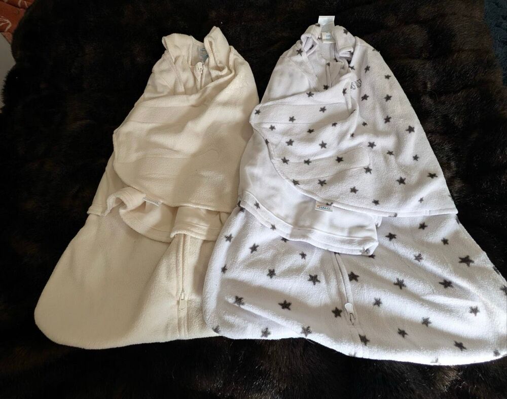 Lot of 2 HALO Sleepsack Swaddle, Micro-Fleece, , Newborn